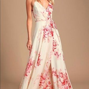 Lulu’s floor length floral dress